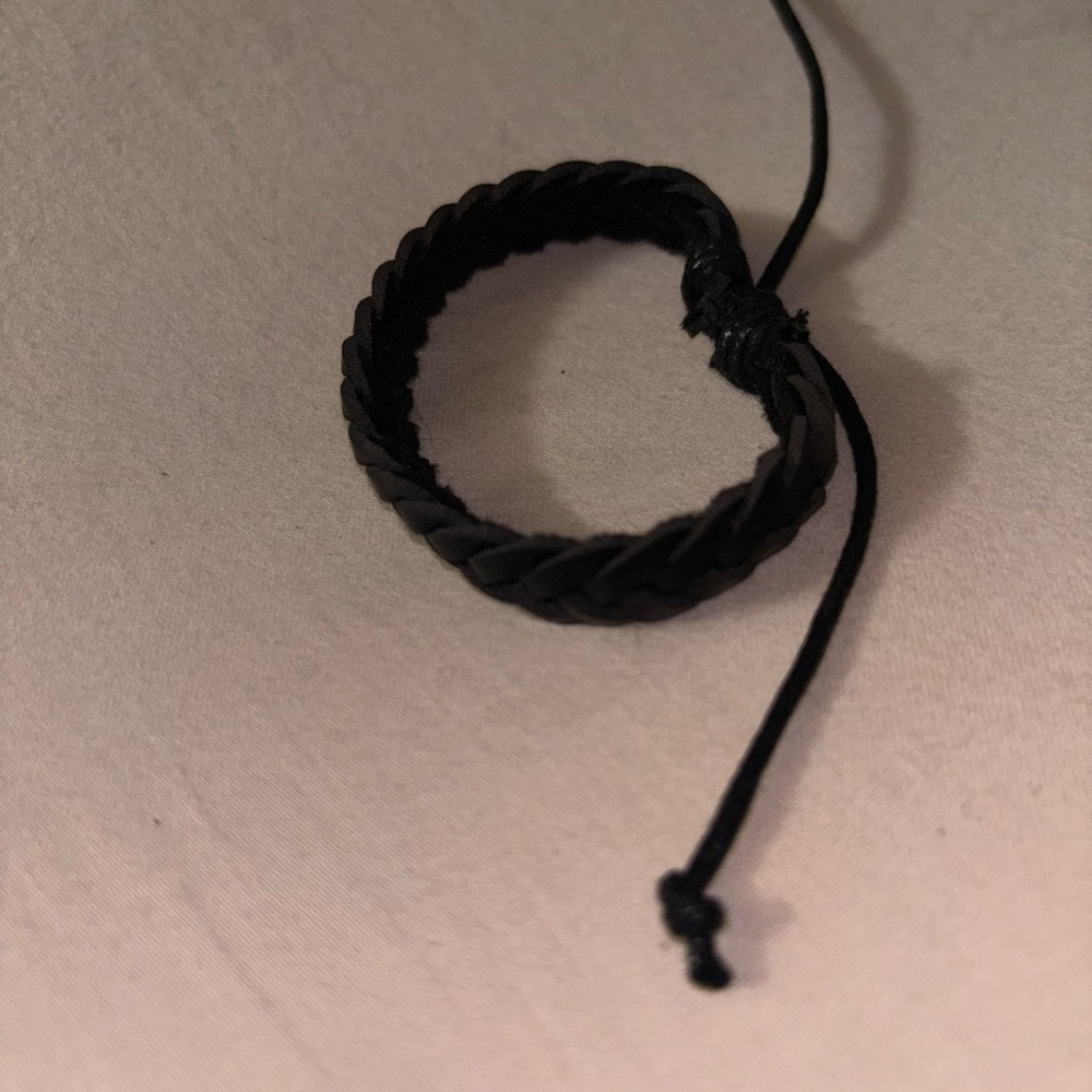 Black Braided Adjustable Bracelet